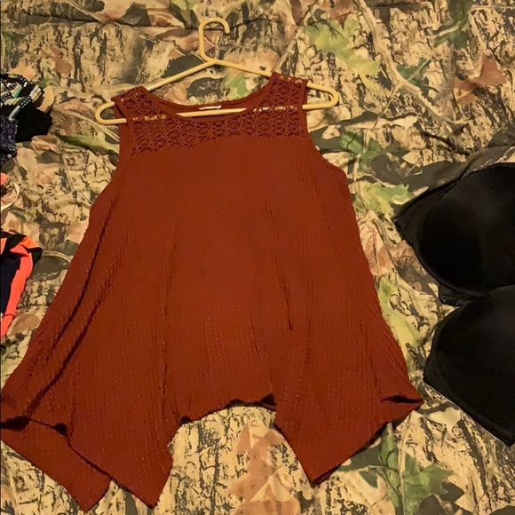 Tank top dark orange . (Large-xlarge ) - Picture 2 of 3